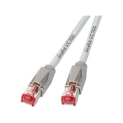 EFB RJ45 Patchkabel Cat.6A S/FTP LSZH Draka UC900 TM21 wei 25m