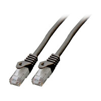 EFB RJ45 Patchkabel Cat.6 U/UTP LSZH CCA schwarz 1,5m