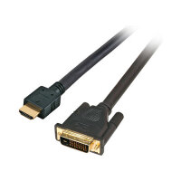 EFB HighSpeed HDMI - DVI Kabel,HDMI A - DVI 24+1 St-St...