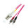 EFB Duplex Patchkabel LC-ST OM4 2m LSZH 2mm erikaviolett