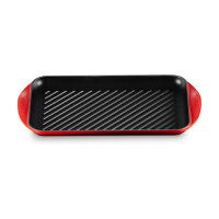 Le Creuset Grillplate Extra Large 47x25x32cm cherry red...