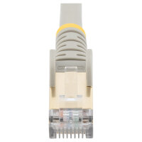 StarTech 1,5m CAT6a Kabel - Grau - Patchkabel - STP- Snagless-RJ45 - Patch-Kabel - RJ-45 (M)