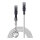 LINDY Patchkabel Cat.6A S/FTP grau 2m verriegelbar