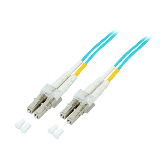 EFB Duplex Patchkabel LC-LC OM3 40m LSZH 2mm aqua
