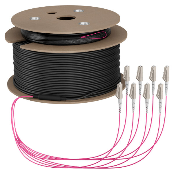 EFB Trunkkabel U-DQ(ZN)BH OM4 8G (1x8) LC-LC 180m Dca LSZH