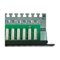 EFB Patchpanel STP 24xRJ45 Cat.6, 19 1HE, RAL9005 schwarz