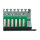 EFB Patchpanel STP 24xRJ45 Cat.6, 19 1HE, RAL9005 schwarz