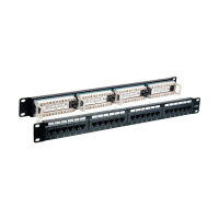 EFB Patchpanel UTP 24xRJ45 Cat.6, 19 1HE, ,180, RAL9005...