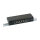 EFB Mini-Patchpanel STP 8xRJ45 Cat.6A, 10 1HE, RAL9005 schwarz
