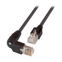 EFB RJ45 Patchkabel Cat.5e S/UTP PVC TM11 1x90 schwarz 3m