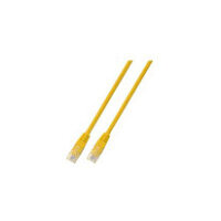 EFB RJ45 Patchkabel Cat.5e U/UTP PVC CCA gelb 3m
