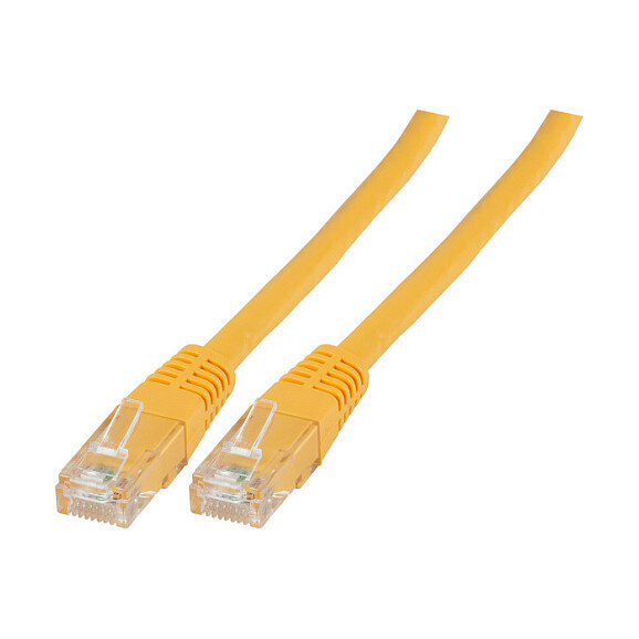 EFB RJ45 Patchkabel Cat.6 U/UTP PVC CCA gelb 20m