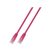 EFB RJ45 Patchkabel Cat.6 U/UTP PVC CCA magenta 3m