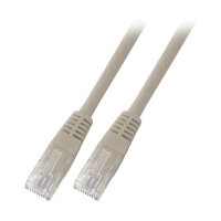 EFB RJ45 Patchkabel Cat.5e U/UTP PVC CCA grau 25m