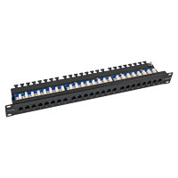 ECOLAN Patchpanel UTP 24xRJ45 Cat.5e, 19 1HE, RAL9005...