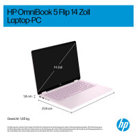 HP OmniBook 5 Flip 14-fp0156ng Core 5-120U/16GB/512SSD/W11 Home