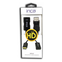 INCA Adapter IDTH-07 DisplayPort > HDMI, 4K, 0.2m retail