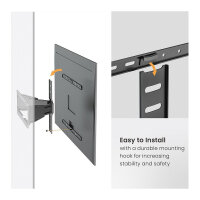 VALUE TV-Wandhalterung, ultra-slim, 43-90 Zoll, bis 50 kg