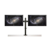 StarTech.com Monitor Arm for 2 Monitors with Desk Mount Desk Clamp VESA Monitor Mount