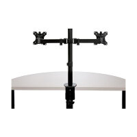 StarTech.com Monitor Arm for 2 Monitors with Desk Mount Desk Clamp VESA Monitor Mount
