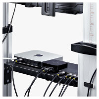StarTech.com MOBILE TV CART up to 120 TV 220 CAP HAND CRANK HEIGHT ADJUSTMENT