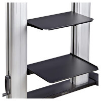 StarTech.com MOBILE TV CART up to 120 TV 220 CAP HAND CRANK HEIGHT ADJUSTMENT