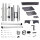 StarTech.com MOBILE TV CART up to 120 TV 220 CAP HAND CRANK HEIGHT ADJUSTMENT