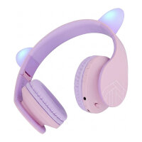 PowerLocus P2 Kids Kinder- Kopfhrer lila/pink mit Ohren