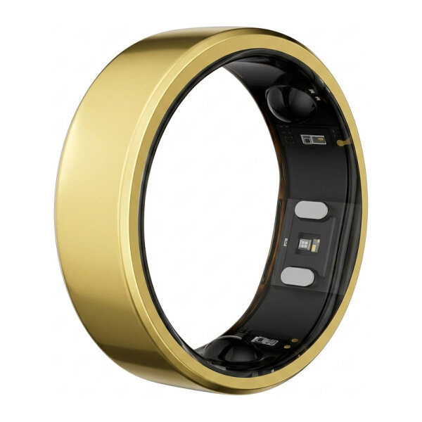 RingConn Smart Ring Gen2 für Frauen und Männer - Schlaf- und Fitness Tracking Wearable - Herzfrequenz - Königgold Größe 12
