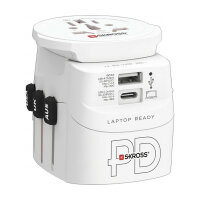 SKROSS Pro Light USB AC45PD World incl. USB-C cable white