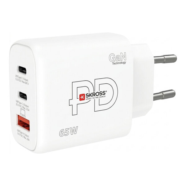 SKROSS Power Charger 65W PD GaN EU