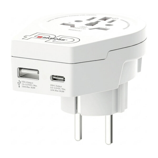 SKROSS World to EU USB AC20PD