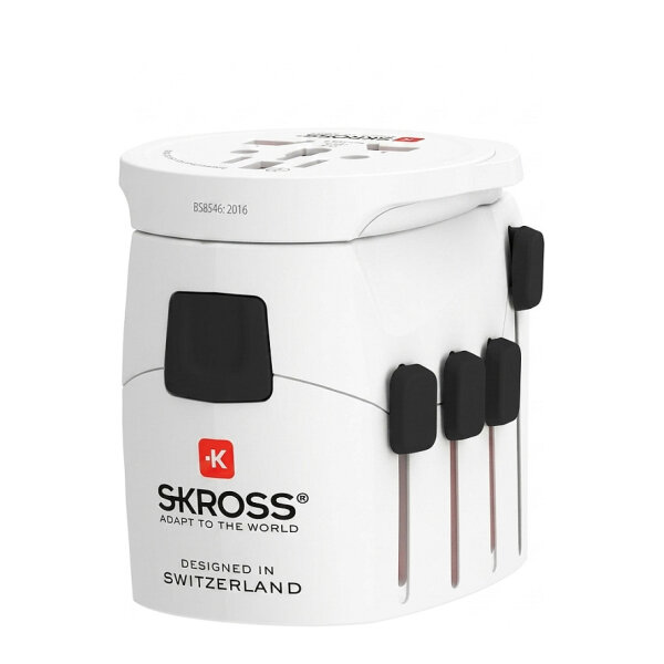 Skross PRO Light USB 2xA - World Reiseadapter, Weltweit