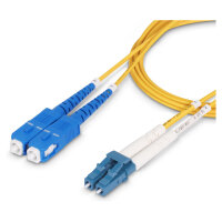 StarTech 1m OS2 LWL Patchkabel LC zu SC (UPC)