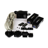 StarTech VGA ber Cat 5 Video Extender Set bis 80 Meter - VGA Cat 5 Extender 1280x1024-80m - Verlngert ein VGA Signal ber