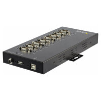StarTech 8 Port industrieller USB auf RS232/422/485 Serieller Adapter - 15kv ESD Schutz - USB zu Seriell Adapter