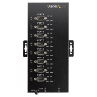 StarTech 8 Port industrieller USB auf RS232/422/485 Serieller Adapter - 15kv ESD Schutz - USB zu Seriell Adapter