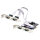 STARTECH.COM 4-Port Serielle PCIe Karte PCI Express zu RS232/RS422/RS485 DB9 Serielle Karte 16C1050 UART ESD Schutz Windows/Linux