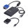 StarTech Mobiler Laptop Crash-Cart-Adapter USB-VGA-Mini DisplayPort KVM-Konsole Dateiubertragung-Videoaufzeichnung TAA