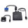StarTech Mobiler Laptop Crash-Cart-Adapter USB-VGA-Mini DisplayPort KVM-Konsole Dateiubertragung-Videoaufzeichnung TAA