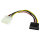 StarTech 6in 4 Pin Molex to SATA Power Cable Adapter