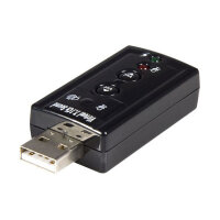 Virtual 7.1 USB Stereo Audio Adapter External Sound Card