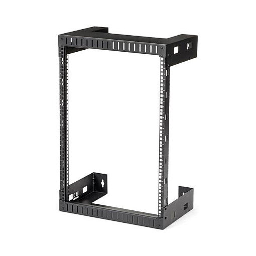 15HE wandmontage Server Rack - 30,5cm tief - Open Frame - Netzwerk Rack - 2 Post Rack