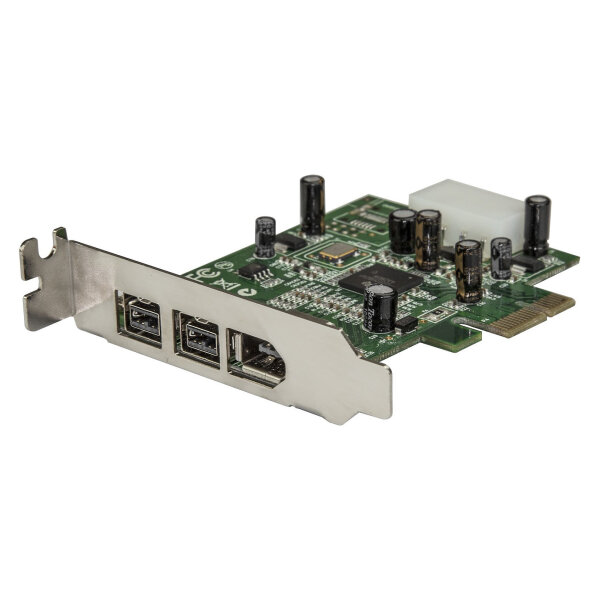 STARTECH.COM 3 Port 800+400 FireWire PCI Express Schnittstellen Combo Karte - Low Profile