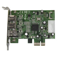 STARTECH.COM 3 Port 800+400 FireWire PCI Express Schnittstellen Combo Karte - Low Profile