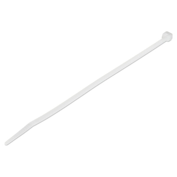 STARTECH.COM Kabelbinder - 203x4mm selbstsichernde Nylon-Kabelbinder mit gebogener Spitze 94V-2/UL weiss 100 Stck