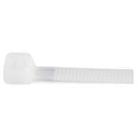 STARTECH.COM Kabelbinder - 203x4mm selbstsichernde Nylon-Kabelbinder mit gebogener Spitze 94V-2/UL weiss 100 Stck