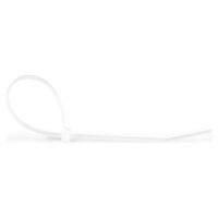 STARTECH.COM Kabelbinder - 203x4mm selbstsichernde Nylon-Kabelbinder mit gebogener Spitze 94V-2/UL weiss 100 Stck