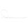 STARTECH.COM Kabelbinder - 203x4mm selbstsichernde Nylon-Kabelbinder mit gebogener Spitze 94V-2/UL weiss 100 Stck