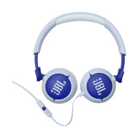 JBL Junior 320 On-Ear-Kopfhrer mit Kabel und Mikrofon fr Kinder, Blau